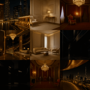 Crown Mosaic Lamp — Emerald Wave Edition